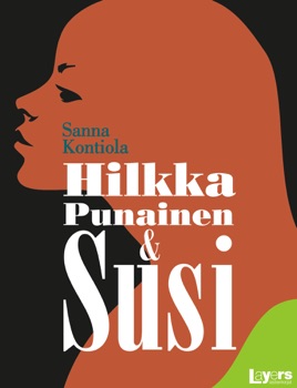 Hilkka punainen ja Susi -ekirjan kansi