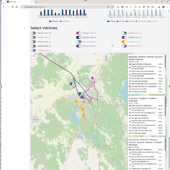 RouteSharp software screenshot